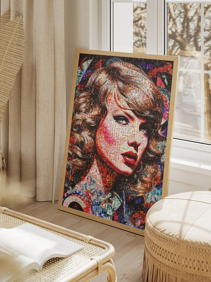 Stunning Taylor Swift Mosaic Artwork – Perfect Gift for Fans and Collectors AtelierMosaics