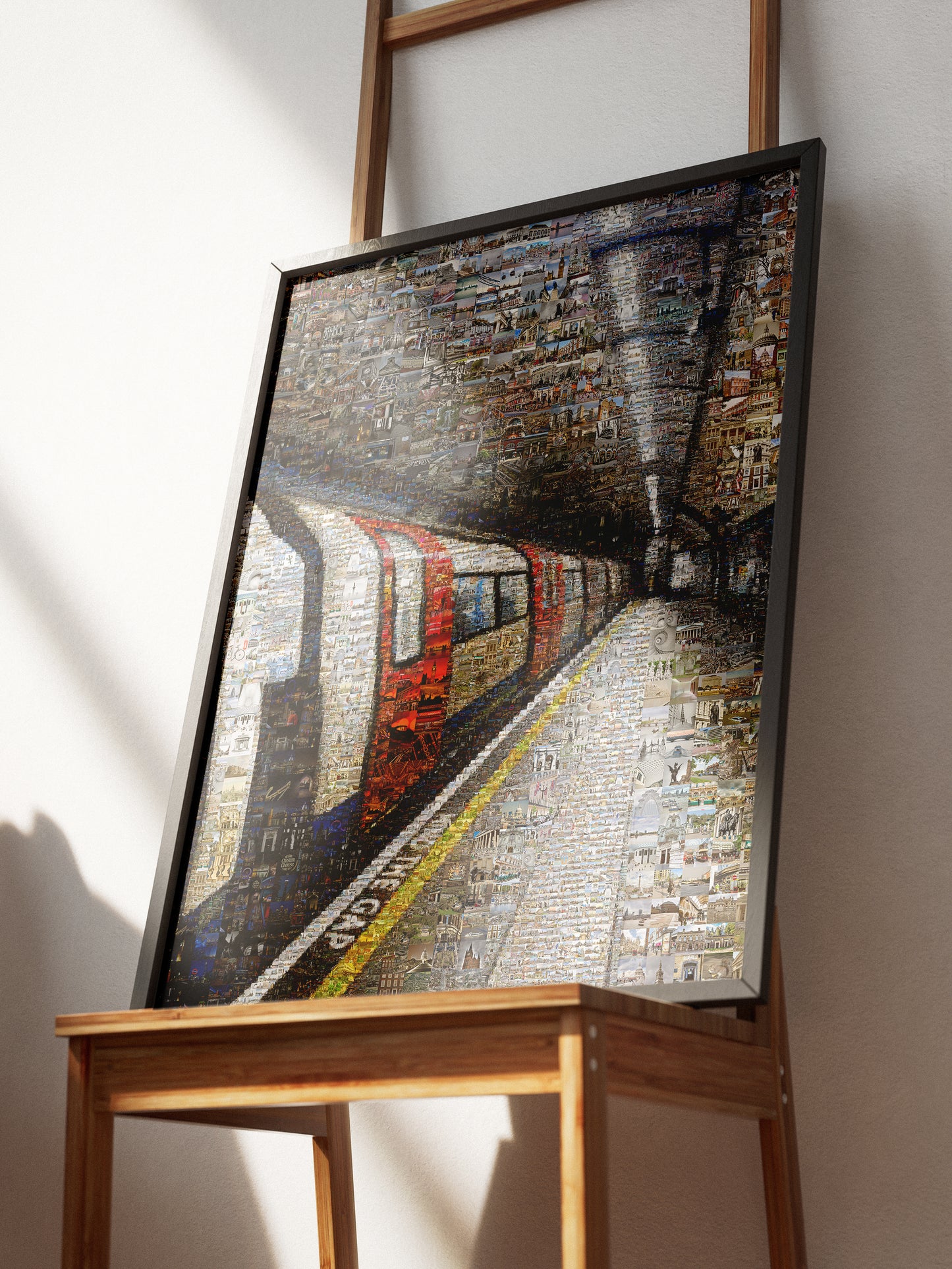 Stunning London Mosaic Artwork - Iconic Tube Station Collage AtelierMosaics