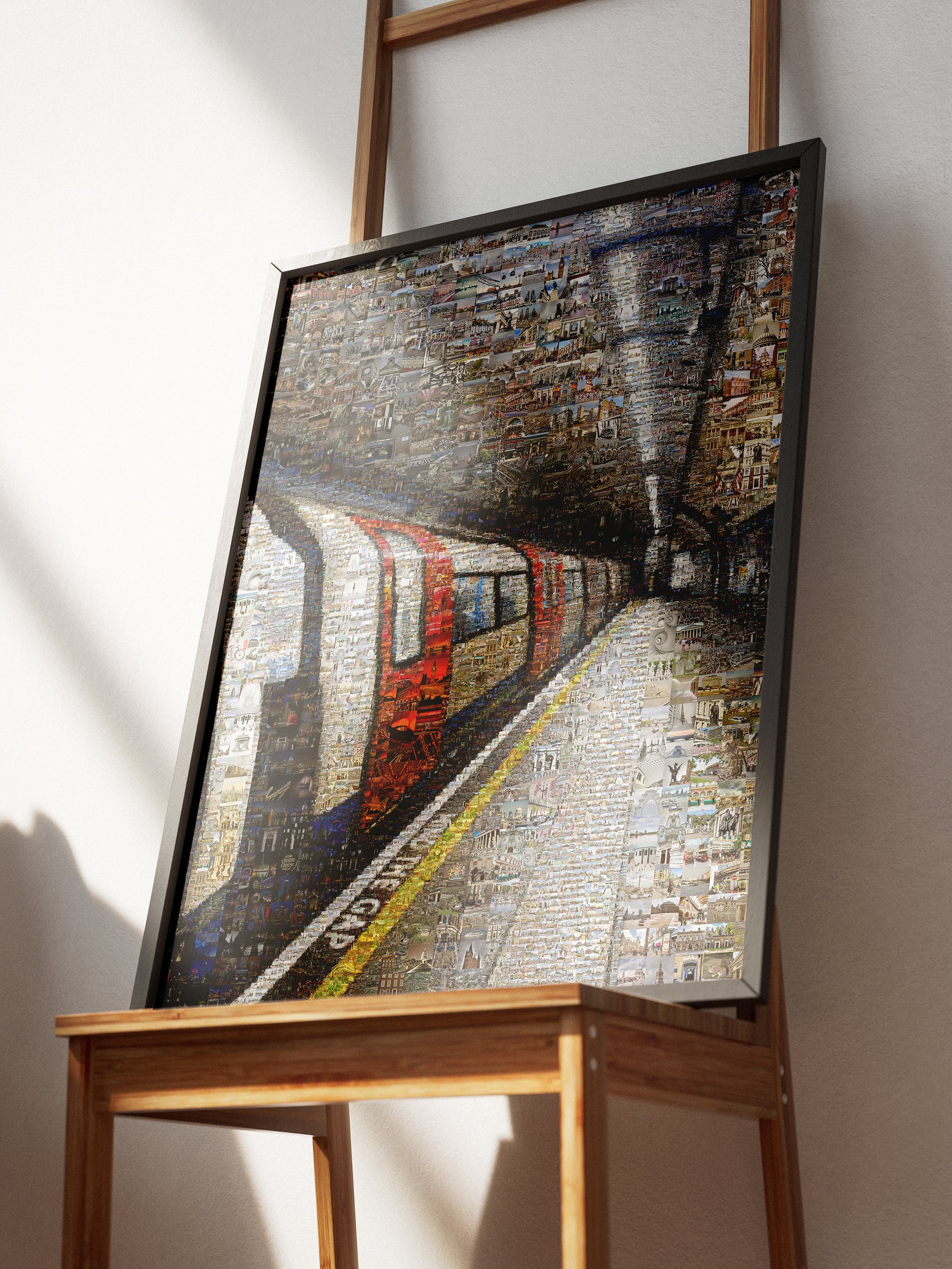 Stunning London Mosaic Artwork - Iconic Tube Station Collage AtelierMosaics