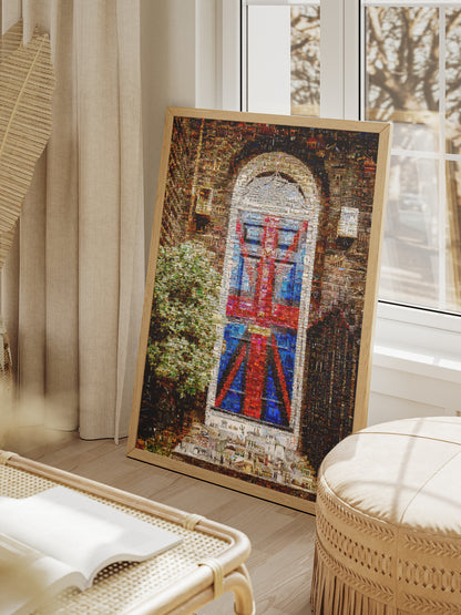 Stunning London Mosaic Artwork Featuring Iconic Union Jack Design - Perfect for Home Decor AtelierMosaics