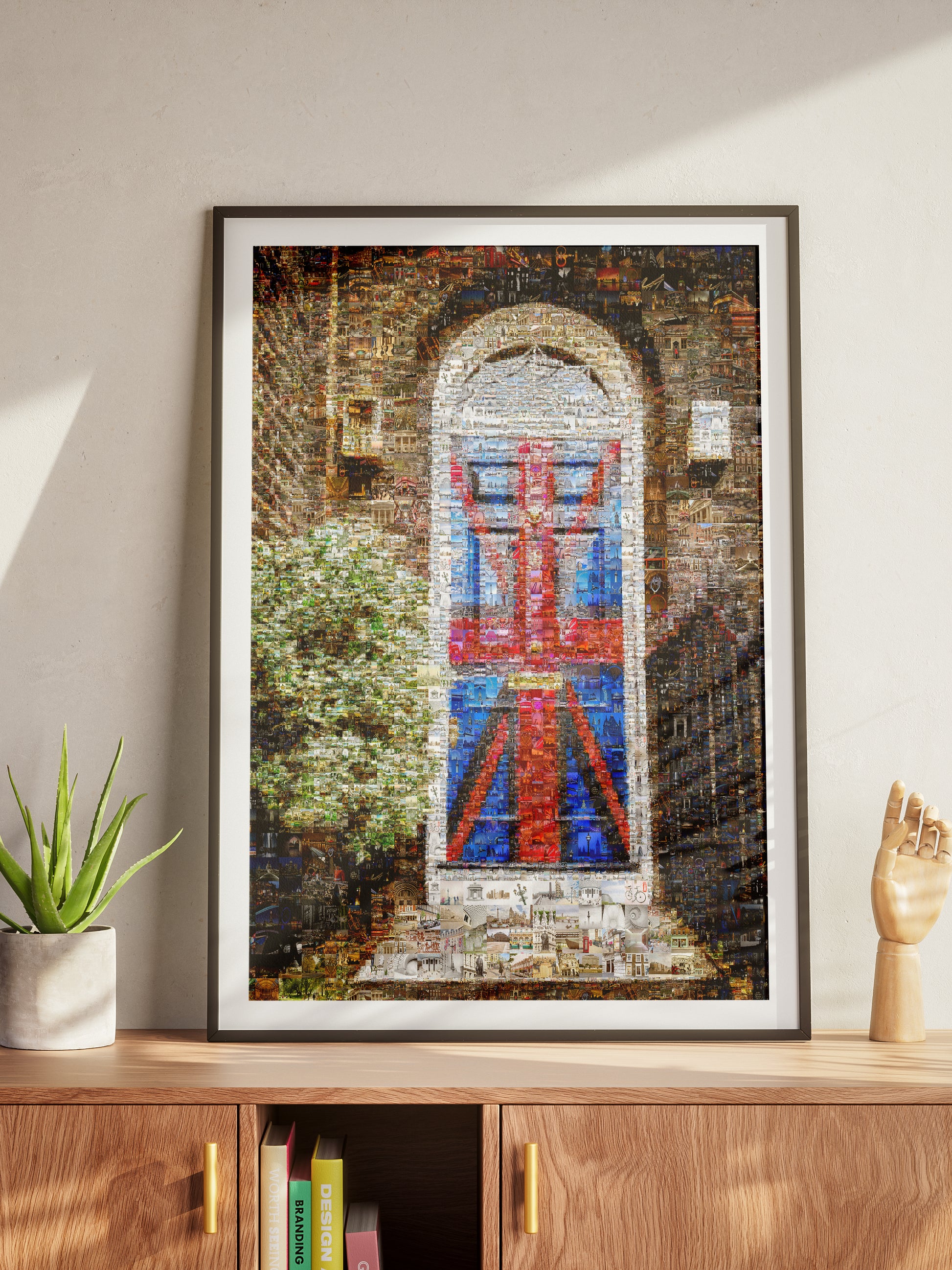 Stunning London Mosaic Artwork Featuring Iconic Union Jack Design - Perfect for Home Decor AtelierMosaics