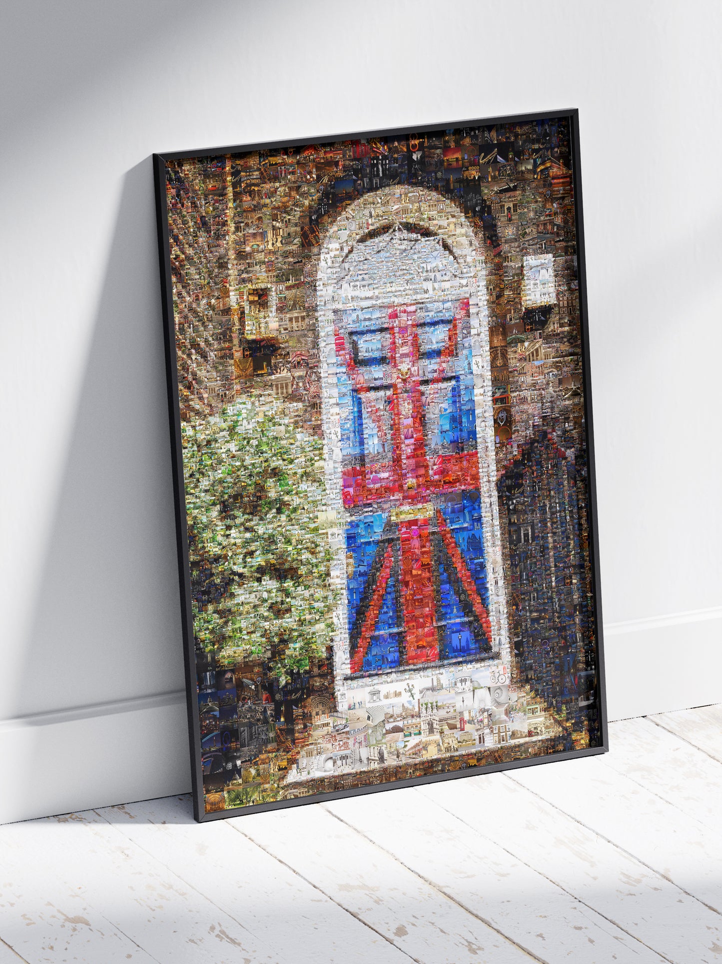 Stunning London Mosaic Artwork Featuring Iconic Union Jack Design - Perfect for Home Decor AtelierMosaics