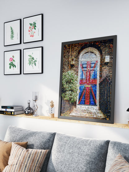 Stunning London Mosaic Artwork Featuring Iconic Union Jack Design - Perfect for Home Decor AtelierMosaics