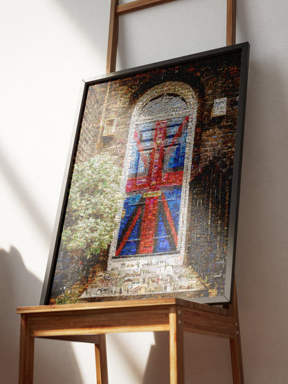 Stunning London Mosaic Artwork Featuring Iconic Union Jack Design - Perfect for Home Decor AtelierMosaics