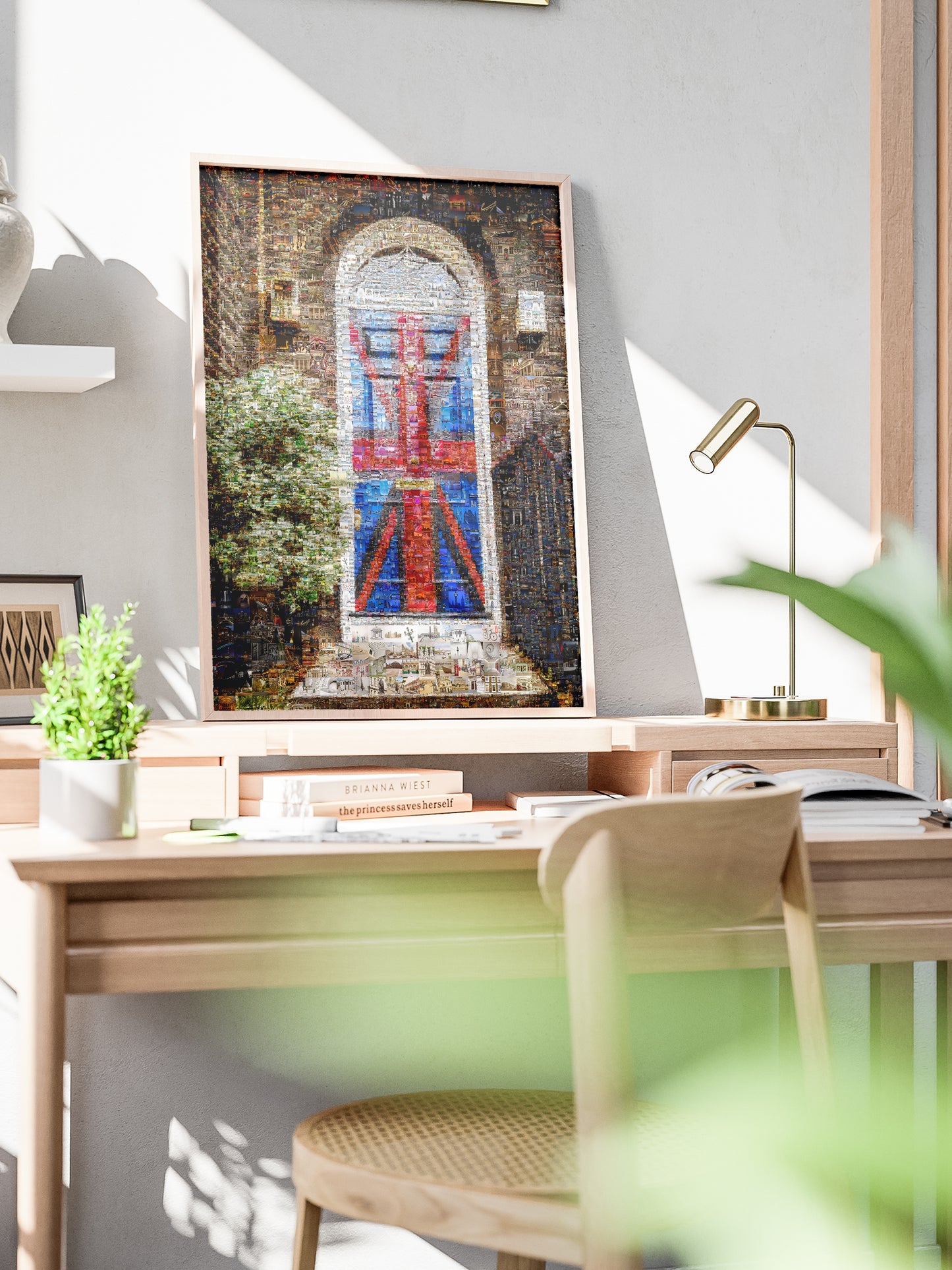 Stunning London Mosaic Artwork Featuring Iconic Union Jack Design - Perfect for Home Decor AtelierMosaics