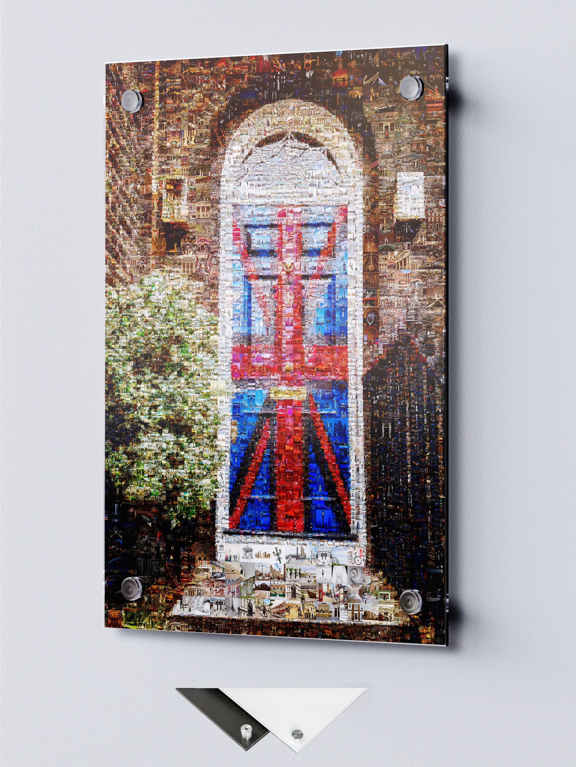 Stunning London Mosaic Artwork Featuring Iconic Union Jack Design - Perfect for Home Decor AtelierMosaics