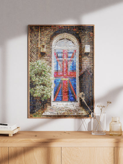 Stunning London Mosaic Artwork Featuring Iconic Union Jack Design - Perfect for Home Decor AtelierMosaics
