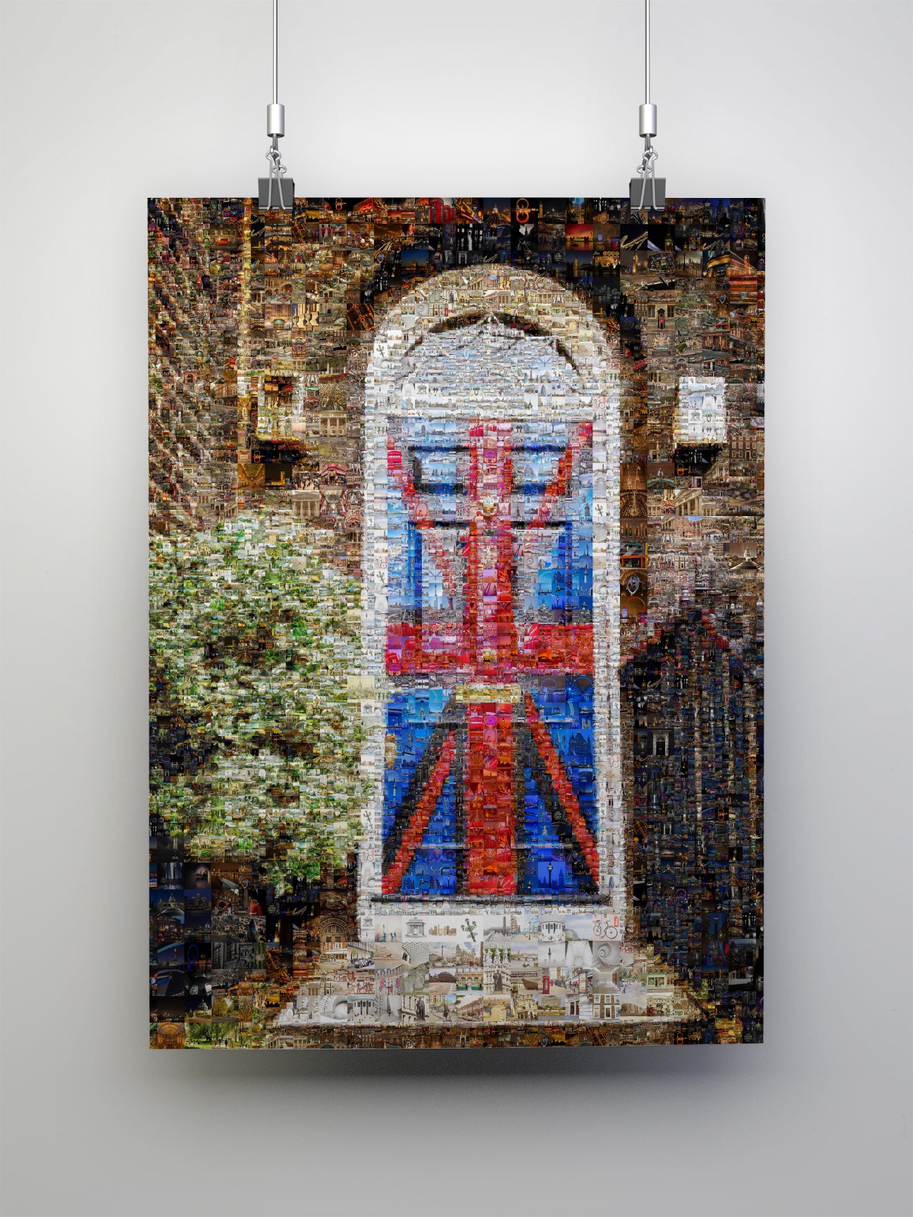 Stunning London Mosaic Artwork Featuring Iconic Union Jack Design - Perfect for Home Decor AtelierMosaics