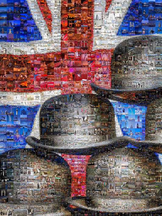 Vibrant London Mosaic Art - Iconic British Culture in Stunning Detail AtelierMosaics