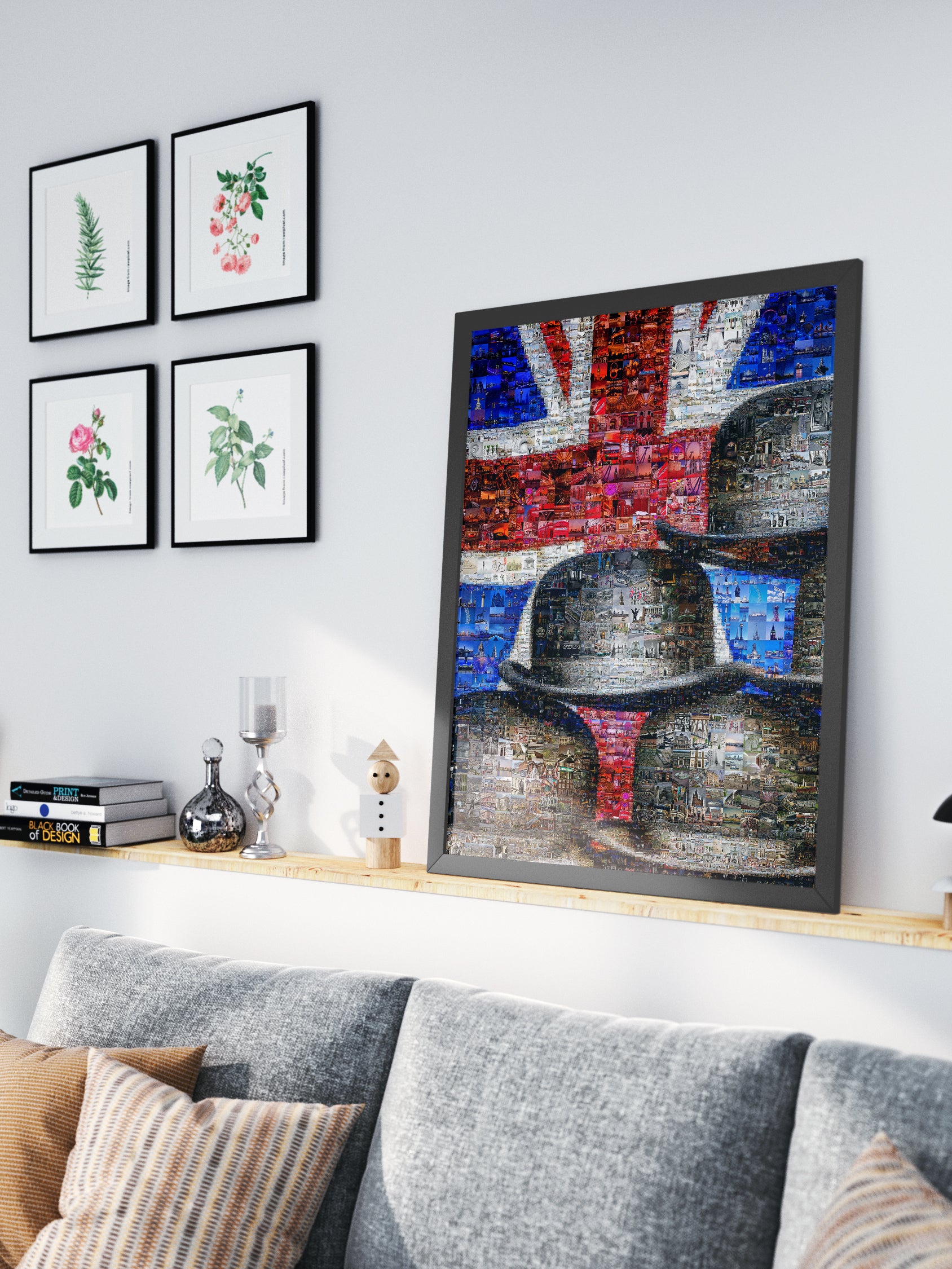 Vibrant London Mosaic Art - Iconic British Culture in Stunning Detail AtelierMosaics