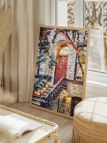 Stunning Mosaic Artwork - Vibrant Doorway Design for Home & Office Decor AtelierMosaics