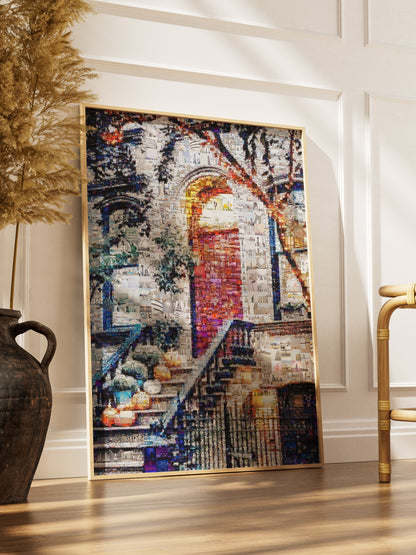 Stunning Mosaic Artwork - Vibrant Doorway Design for Home & Office Decor AtelierMosaics