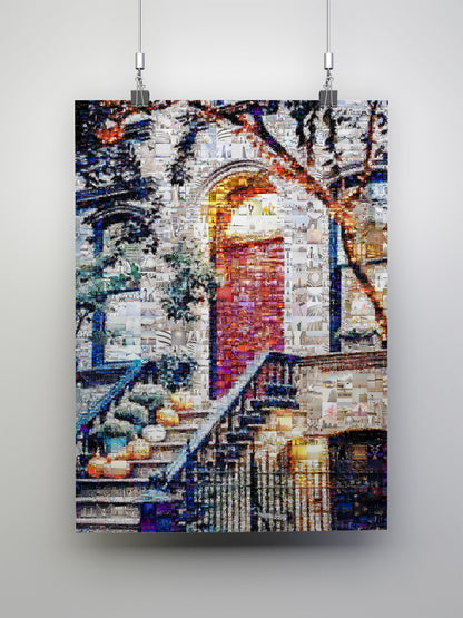 Vibrant American Flag Mosaic Art – Wall Street Inspired Home Decor for Modern Spaces AtelierMosaics