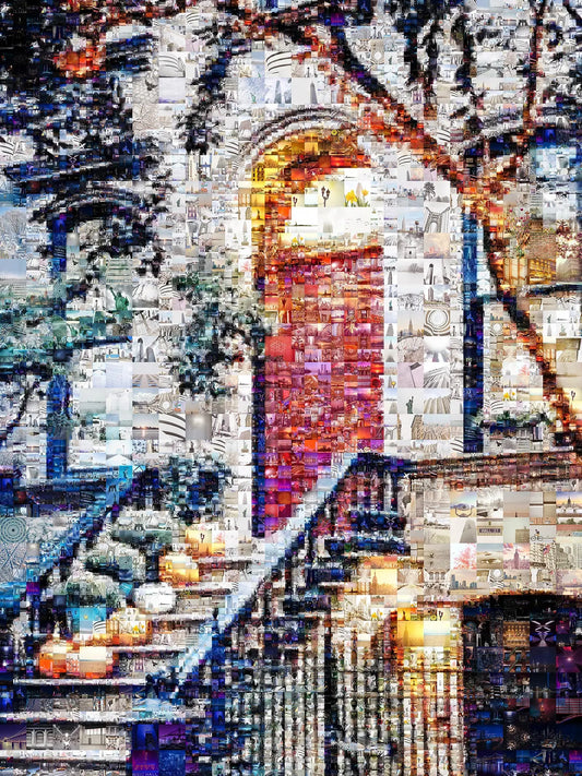 Stunning Mosaic Artwork - Vibrant Doorway Design for Home & Office Decor AtelierMosaics