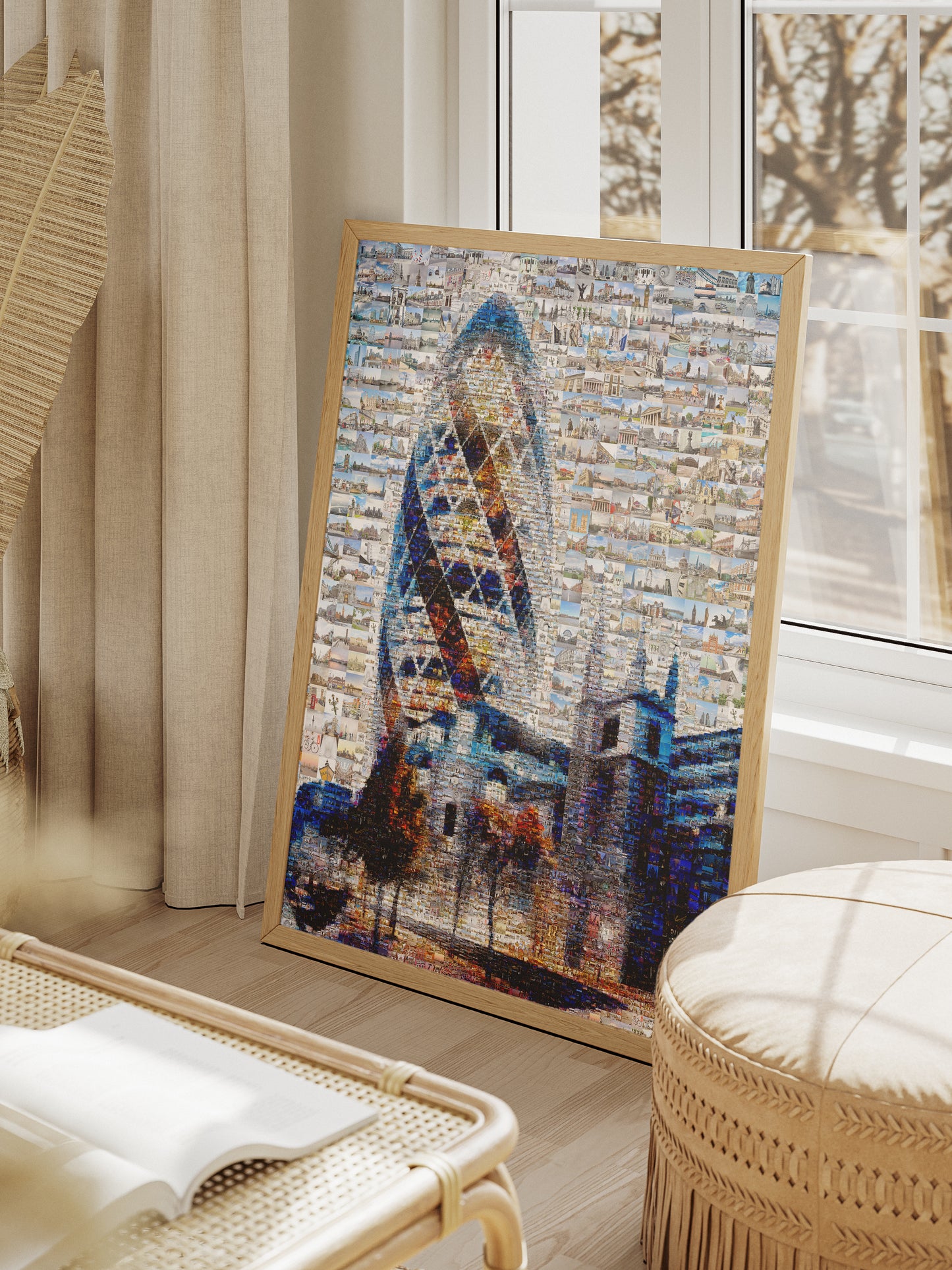 Stunning London Mosaic Artwork Featuring Iconic Landmarks – Perfect for Home or Office Decor AtelierMosaics
