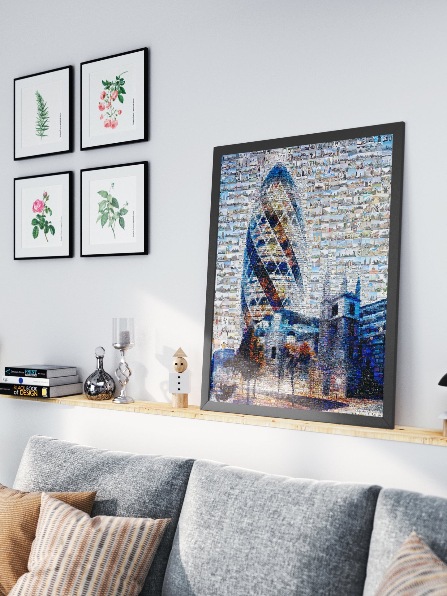 Stunning London Mosaic Artwork Featuring Iconic Landmarks – Perfect for Home or Office Decor AtelierMosaics