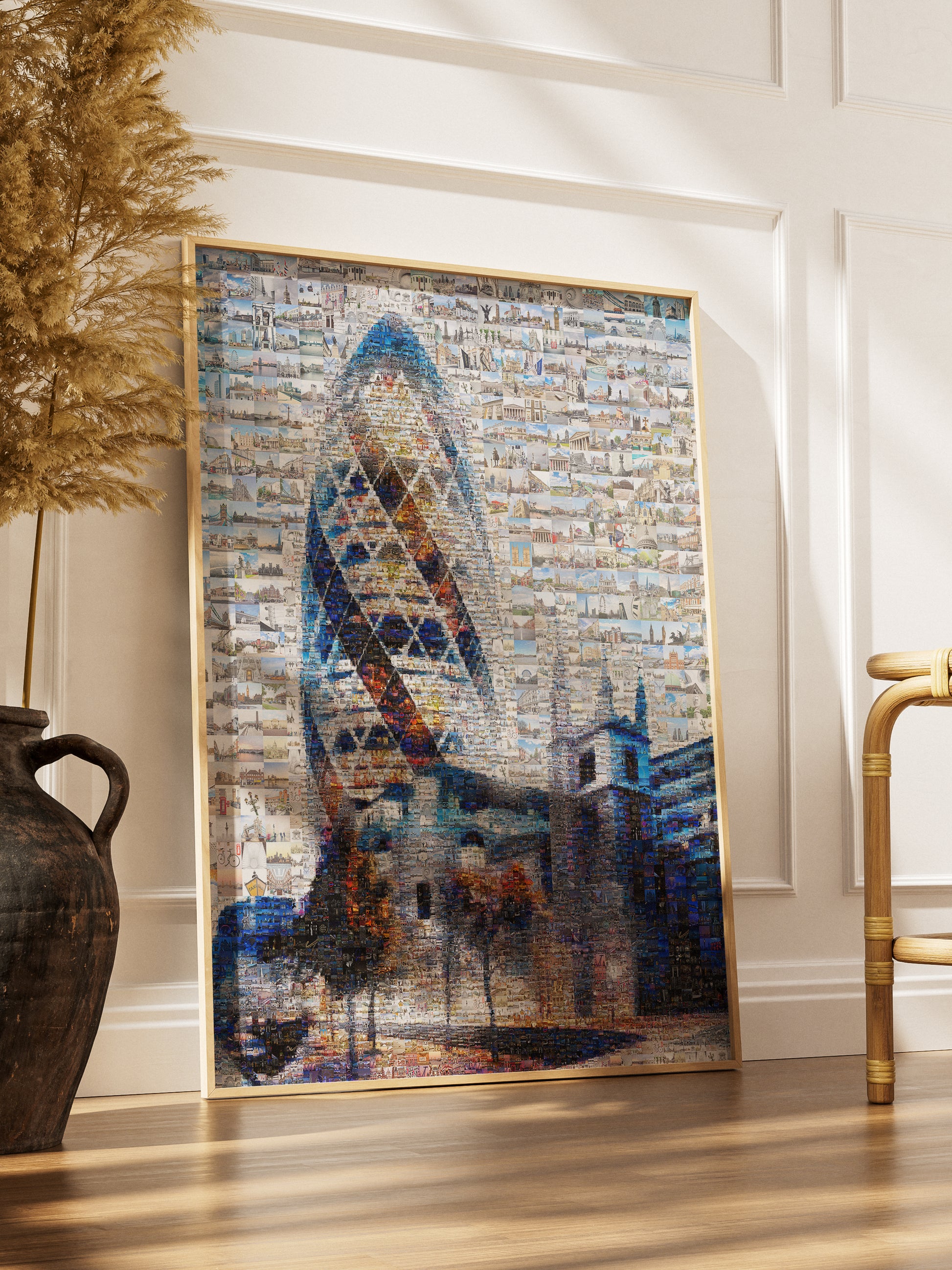 Stunning London Mosaic Artwork Featuring Iconic Landmarks – Perfect for Home or Office Decor AtelierMosaics