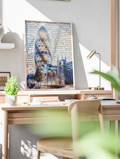 Stunning London Mosaic Artwork Featuring Iconic Landmarks – Perfect for Home or Office Decor AtelierMosaics