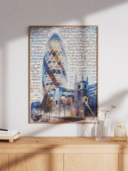 Stunning London Mosaic Artwork Featuring Iconic Landmarks – Perfect for Home or Office Decor AtelierMosaics