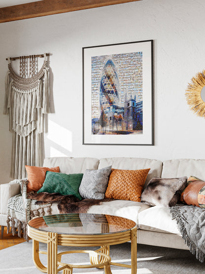 Stunning London Mosaic Artwork Featuring Iconic Landmarks – Perfect for Home or Office Decor AtelierMosaics