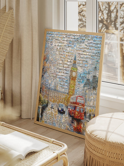 Stunning London Mosaic Artwork - Iconic Landmarks and Vibrant City Life AtelierMosaics