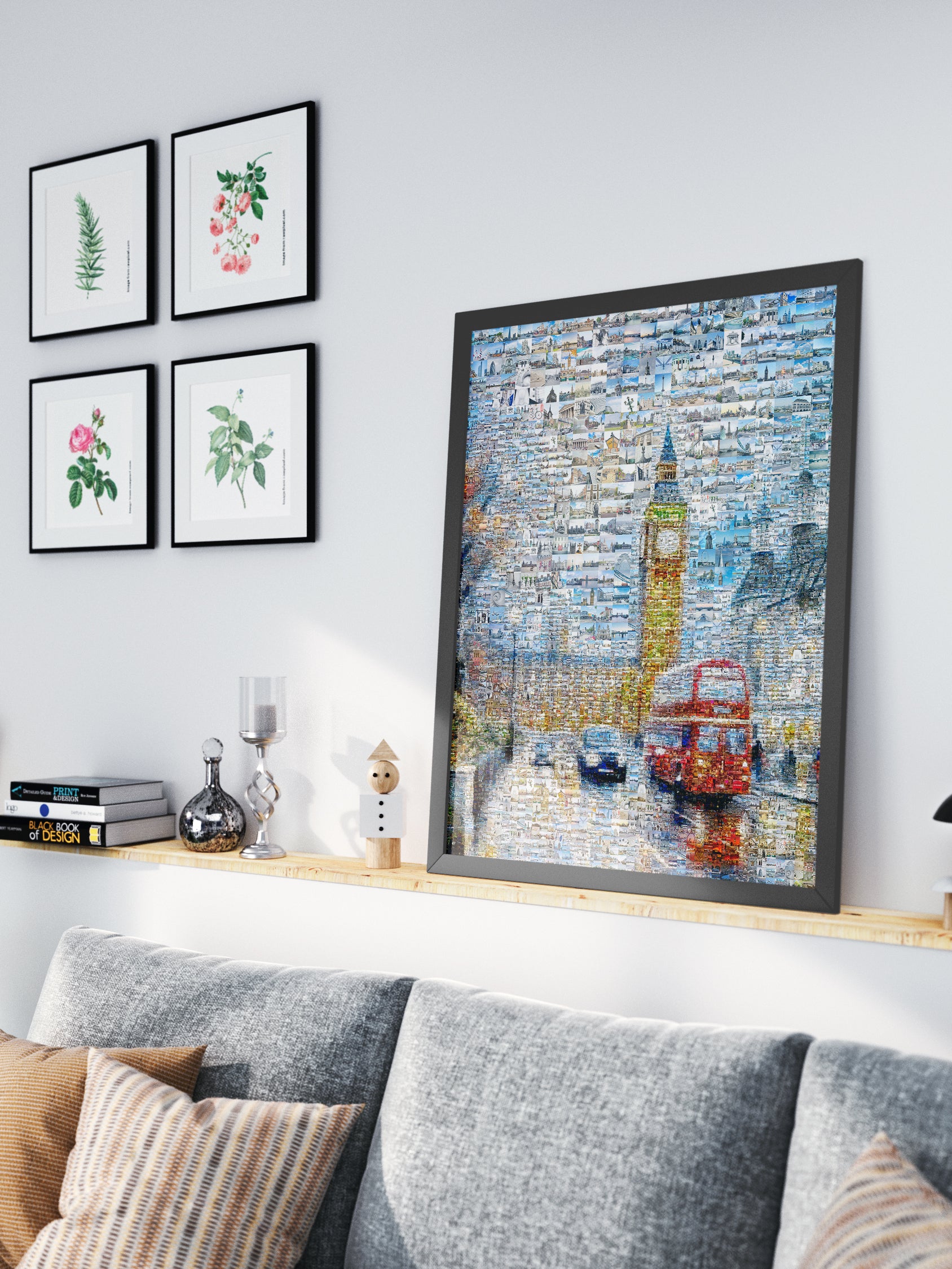 Stunning London Mosaic Artwork - Iconic Landmarks and Vibrant City Life AtelierMosaics