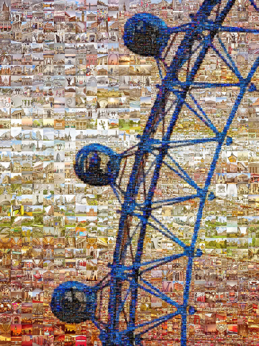 Stunning London Mosaic Artwork: Iconic Landmarks and Scenic Views in Vibrant Colors AtelierMosaics