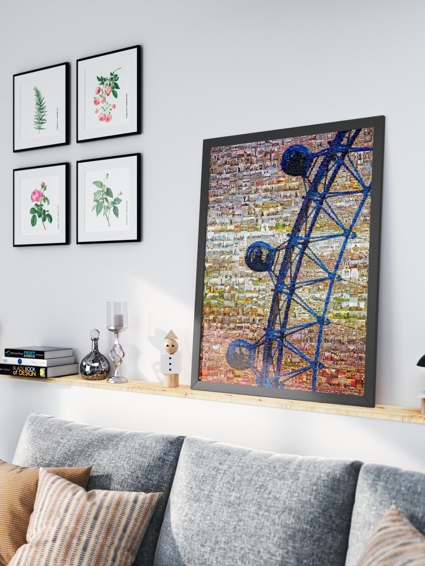 Stunning London Mosaic Artwork: Iconic Landmarks and Scenic Views in Vibrant Colors AtelierMosaics