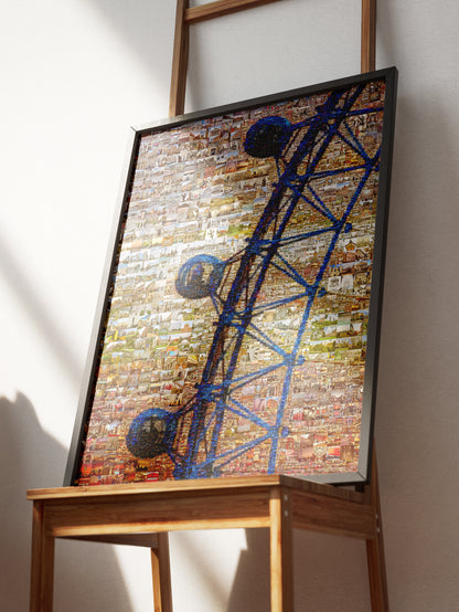 Stunning London Mosaic Artwork: Iconic Landmarks and Scenic Views in Vibrant Colors AtelierMosaics