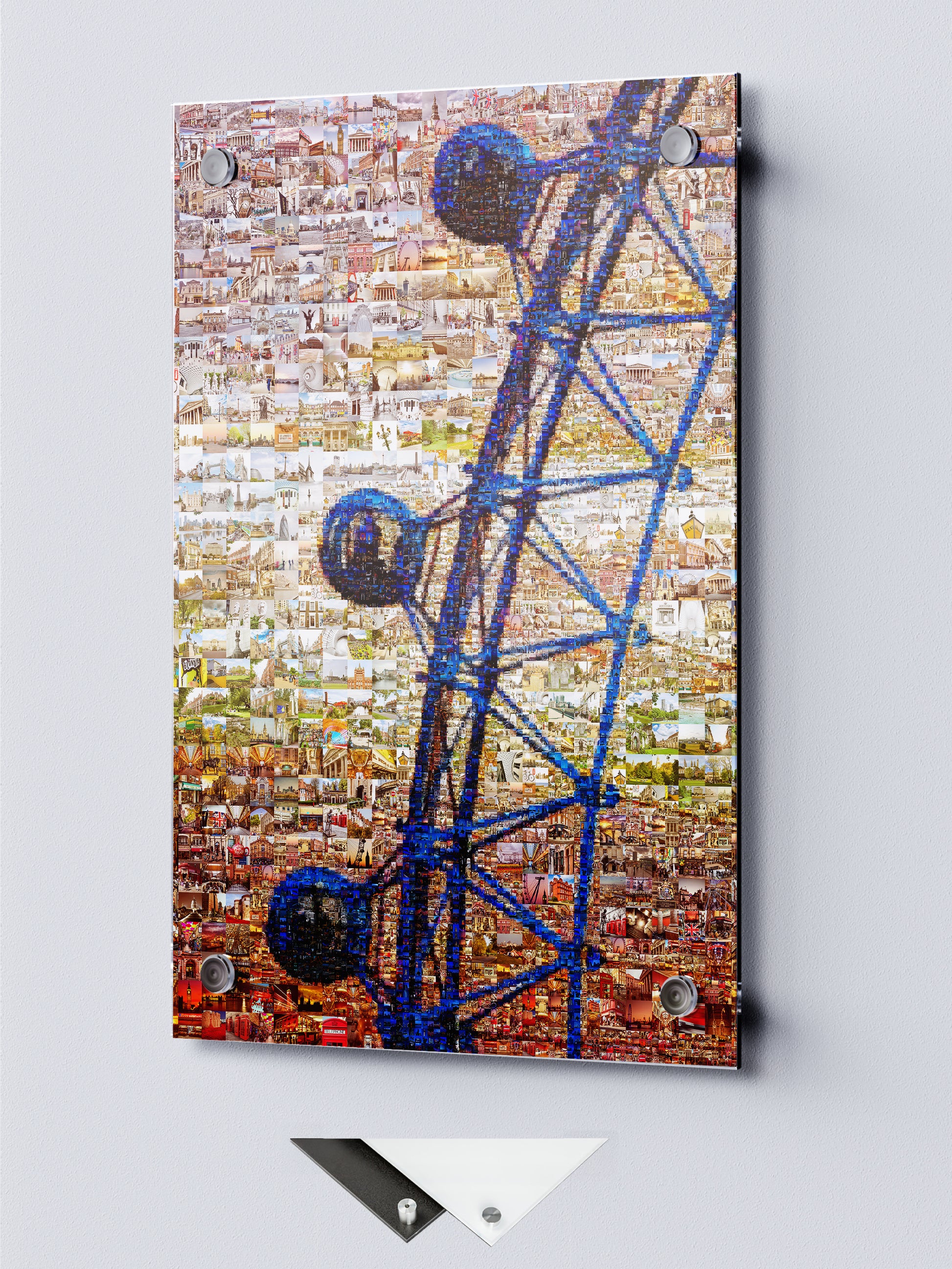 Stunning London Mosaic Artwork: Iconic Landmarks and Scenic Views in Vibrant Colors AtelierMosaics