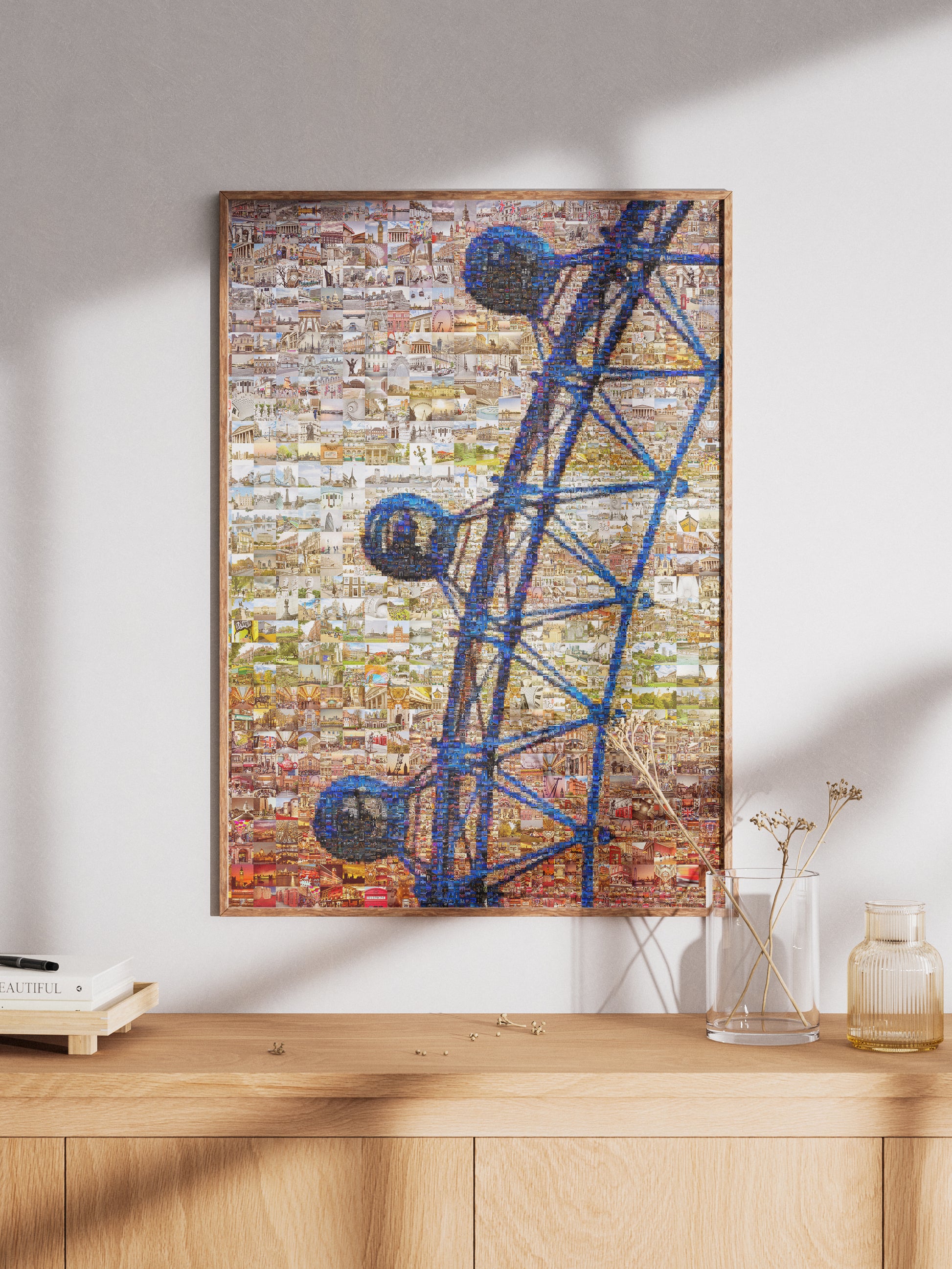 Stunning London Mosaic Artwork: Iconic Landmarks and Scenic Views in Vibrant Colors AtelierMosaics