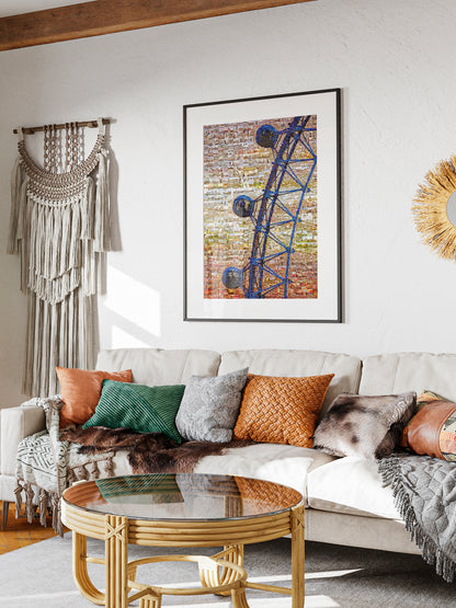 Stunning London Mosaic Artwork: Iconic Landmarks and Scenic Views in Vibrant Colors AtelierMosaics