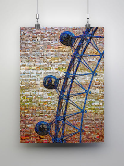 Stunning London Mosaic Artwork: Iconic Landmarks and Scenic Views in Vibrant Colors AtelierMosaics