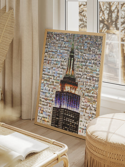 Stunning Empire State Building Mosaic Art - Unique NYC Wall Decor for Home & Office AtelierMosaics