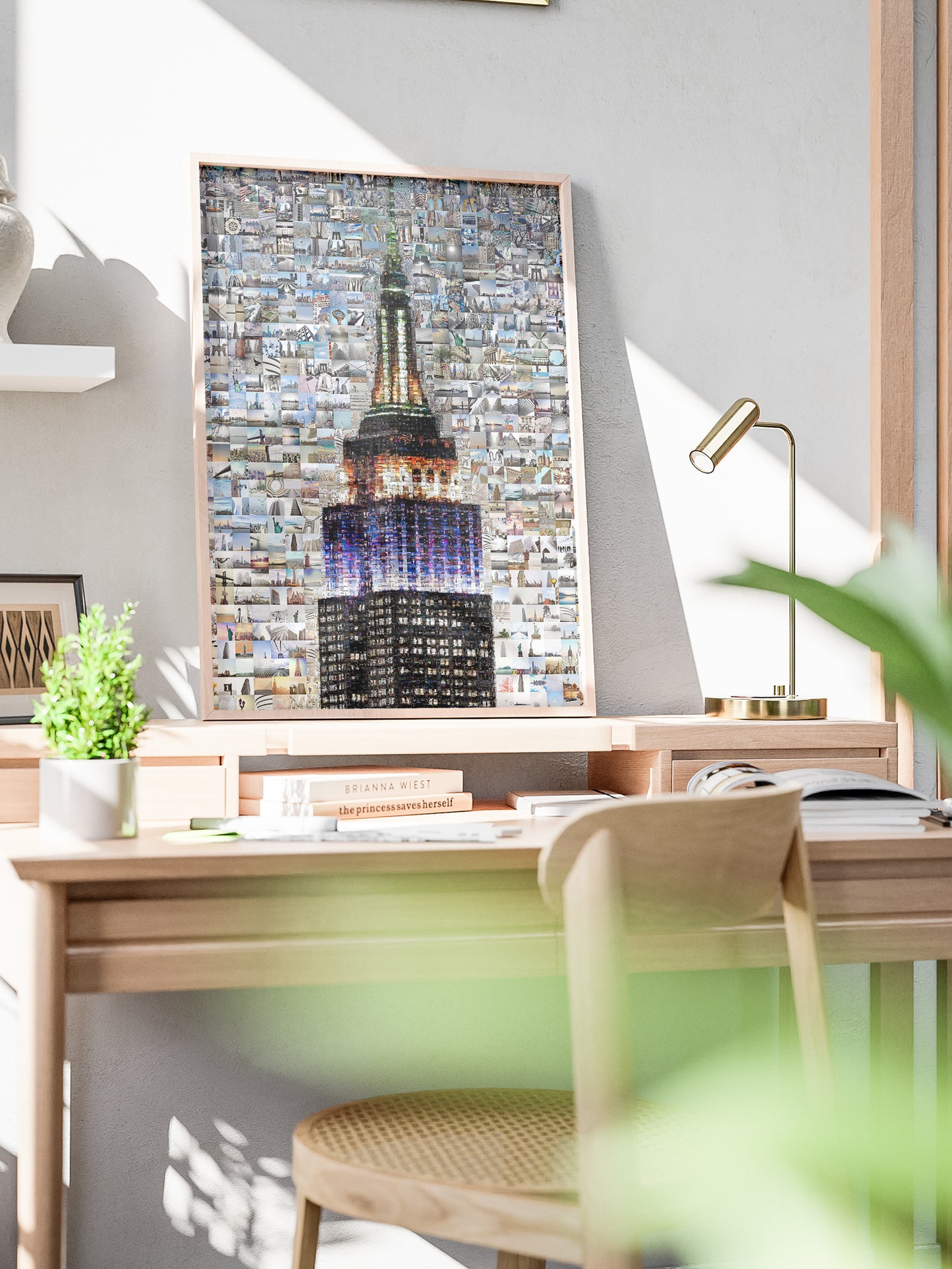 Stunning Empire State Building Mosaic Art - Unique NYC Wall Decor for Home & Office AtelierMosaics