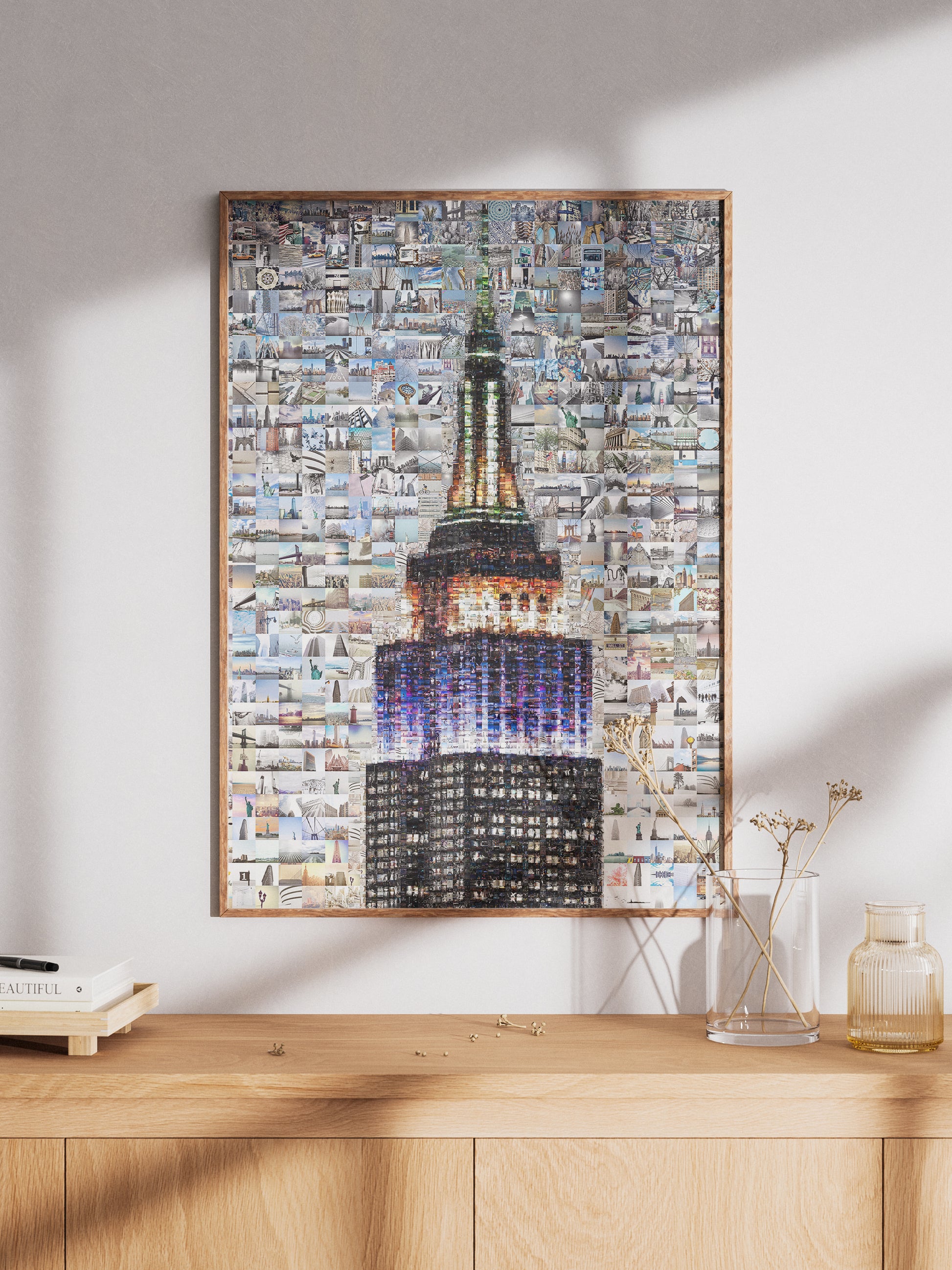 Stunning Empire State Building Mosaic Art - Unique NYC Wall Decor for Home & Office AtelierMosaics