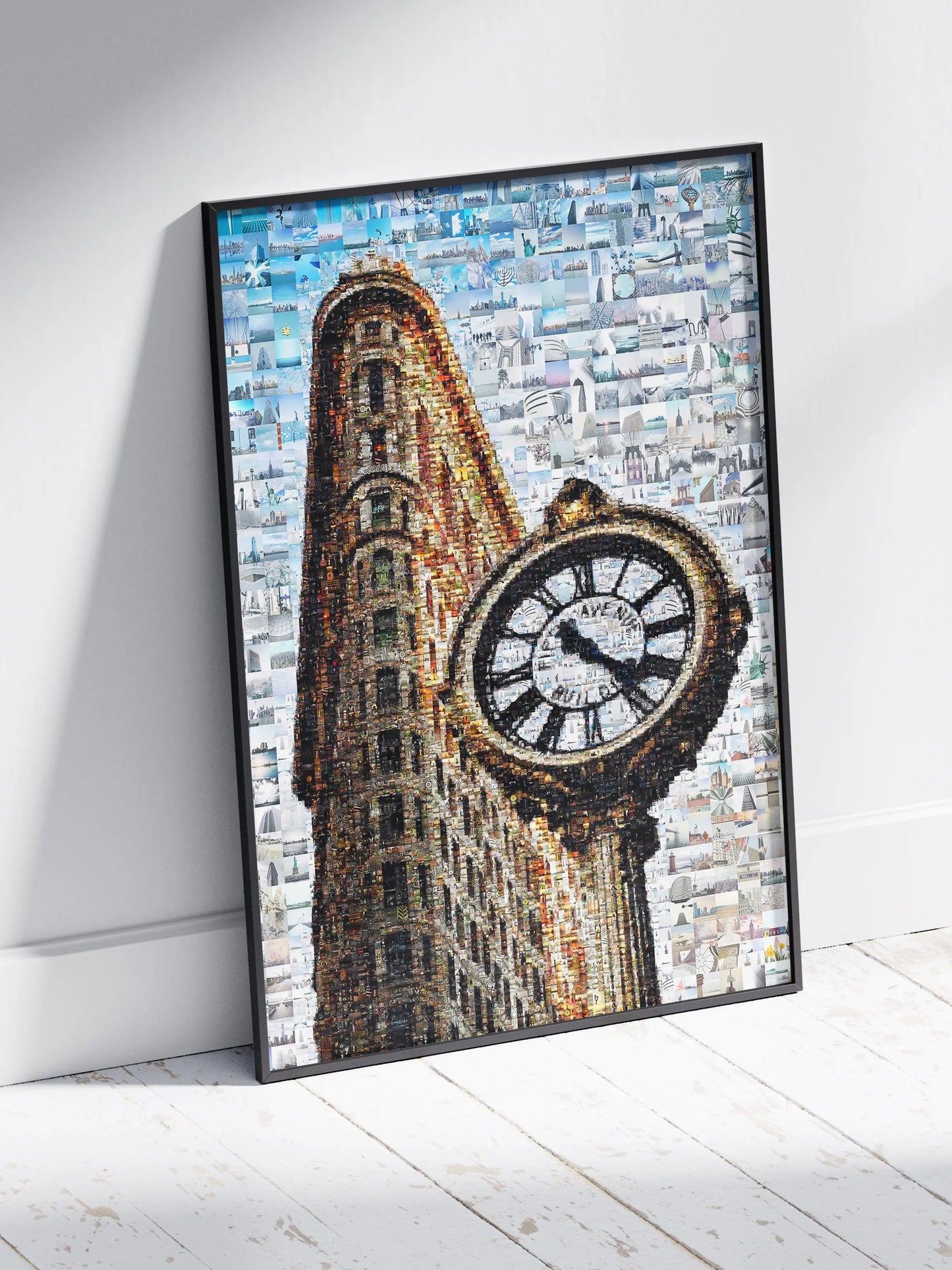 Stunning Mosaic Artwork of Iconic Clock Tower - Perfect for Home Decor and Art Lovers AtelierMosaics