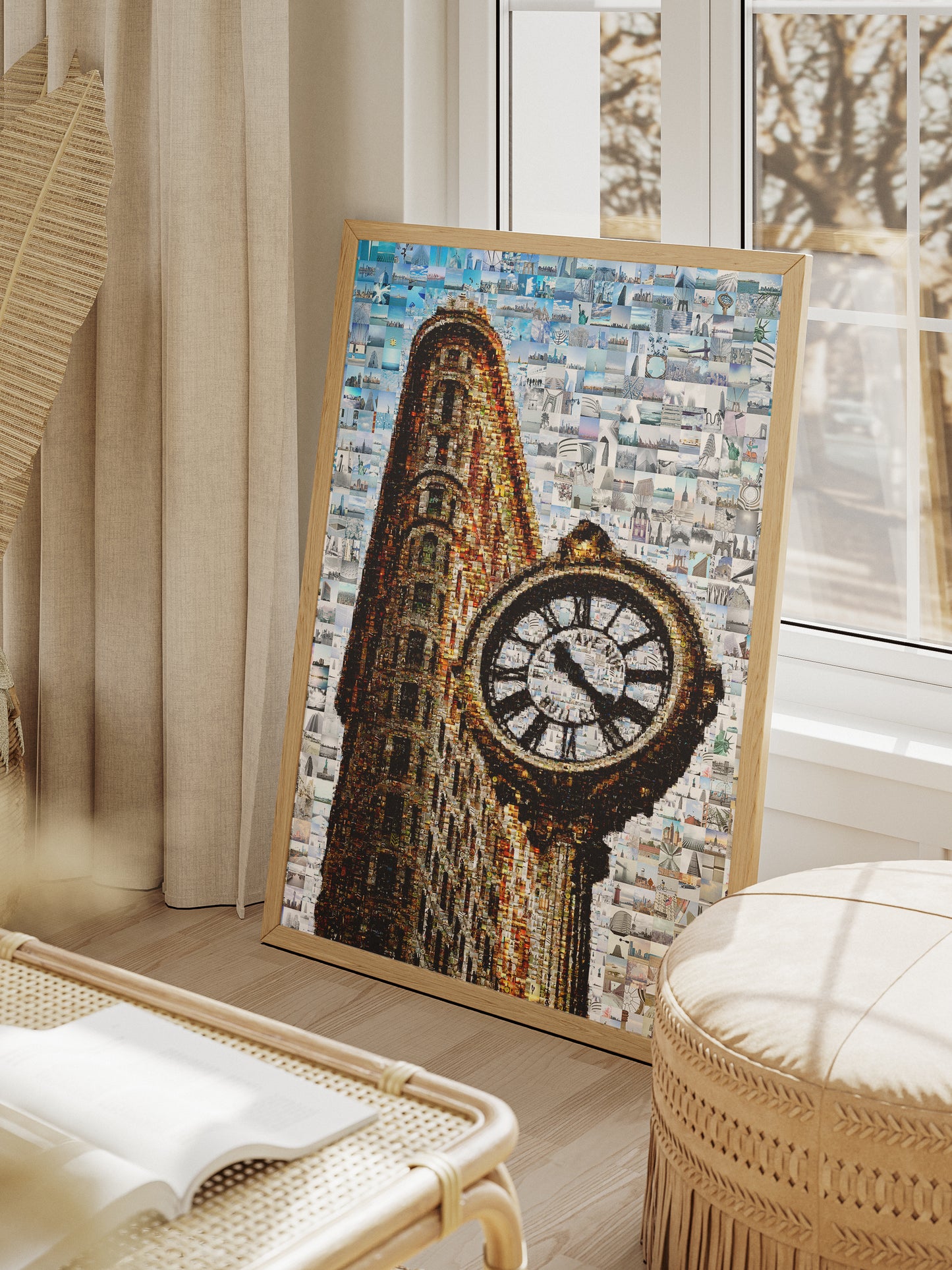 Stunning Mosaic Artwork of Iconic Clock Tower - Perfect for Home Decor and Art Lovers AtelierMosaics