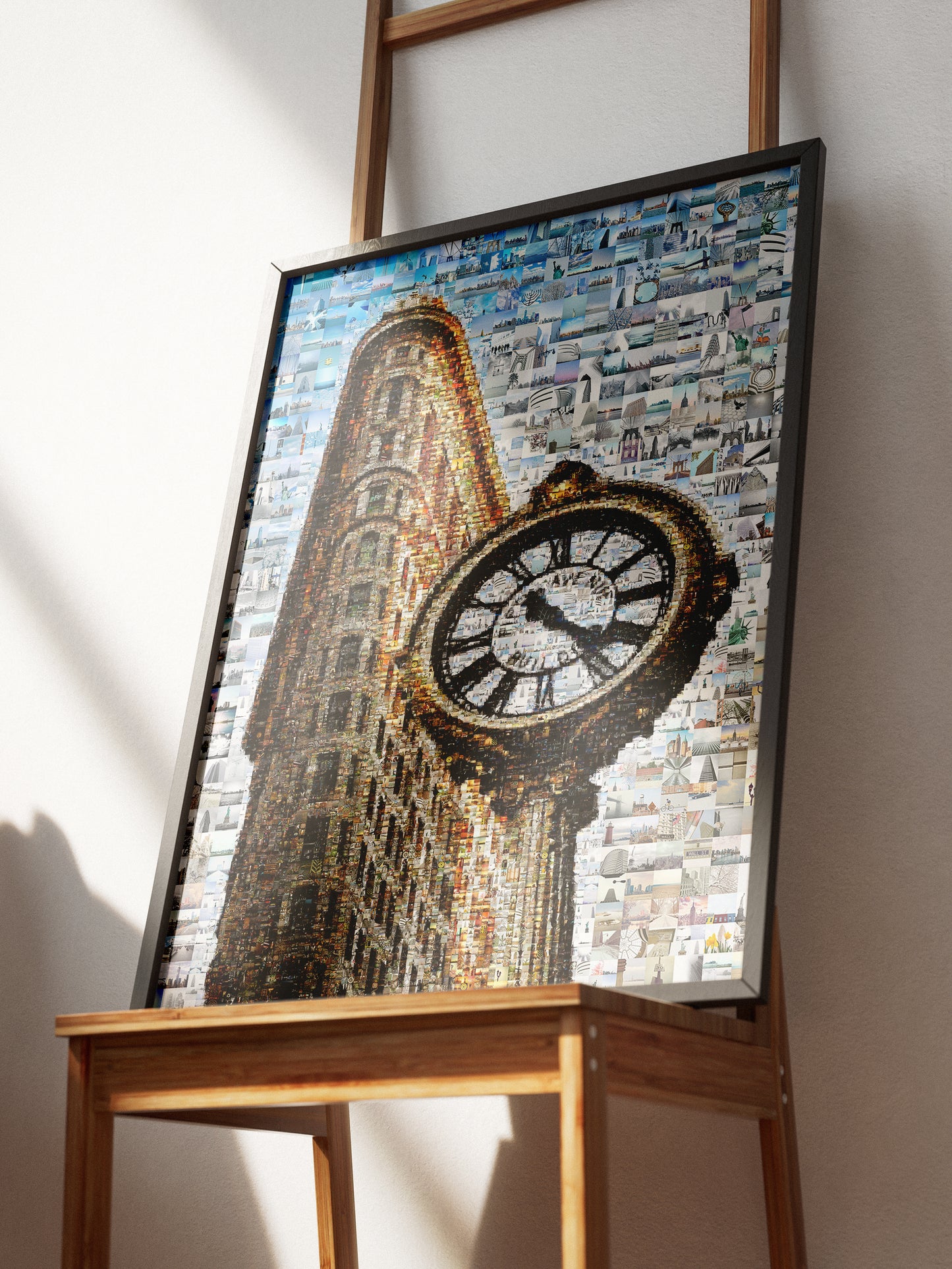 Stunning Mosaic Artwork of Iconic Clock Tower - Perfect for Home Decor and Art Lovers AtelierMosaics