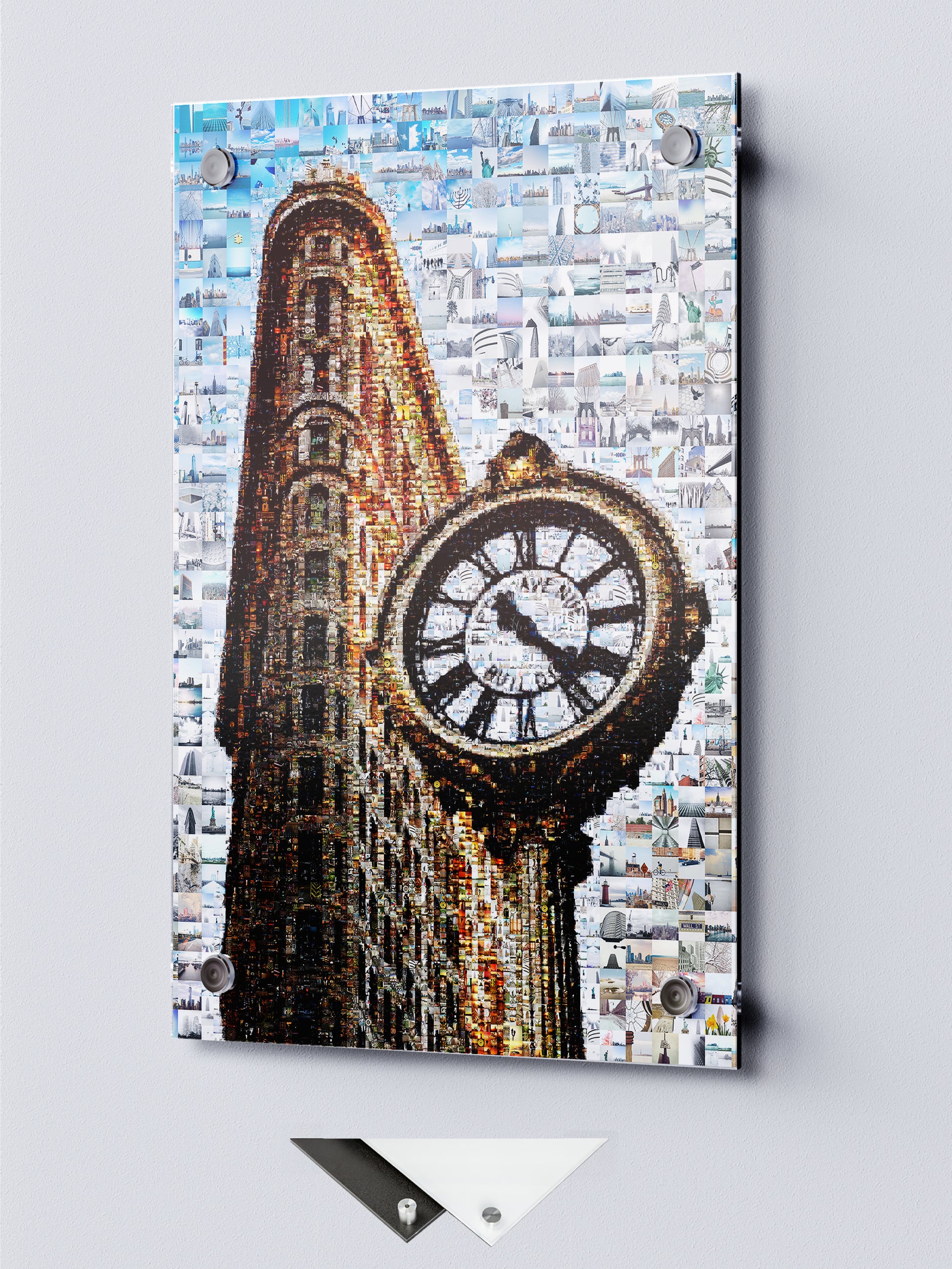 Stunning Mosaic Artwork of Iconic Clock Tower - Perfect for Home Decor and Art Lovers AtelierMosaics