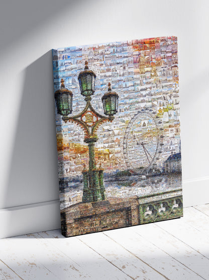 Stunning London Mosaic Artwork - Unique Wall Decor Featuring Iconic Landmarks and Scenes AtelierMosaics