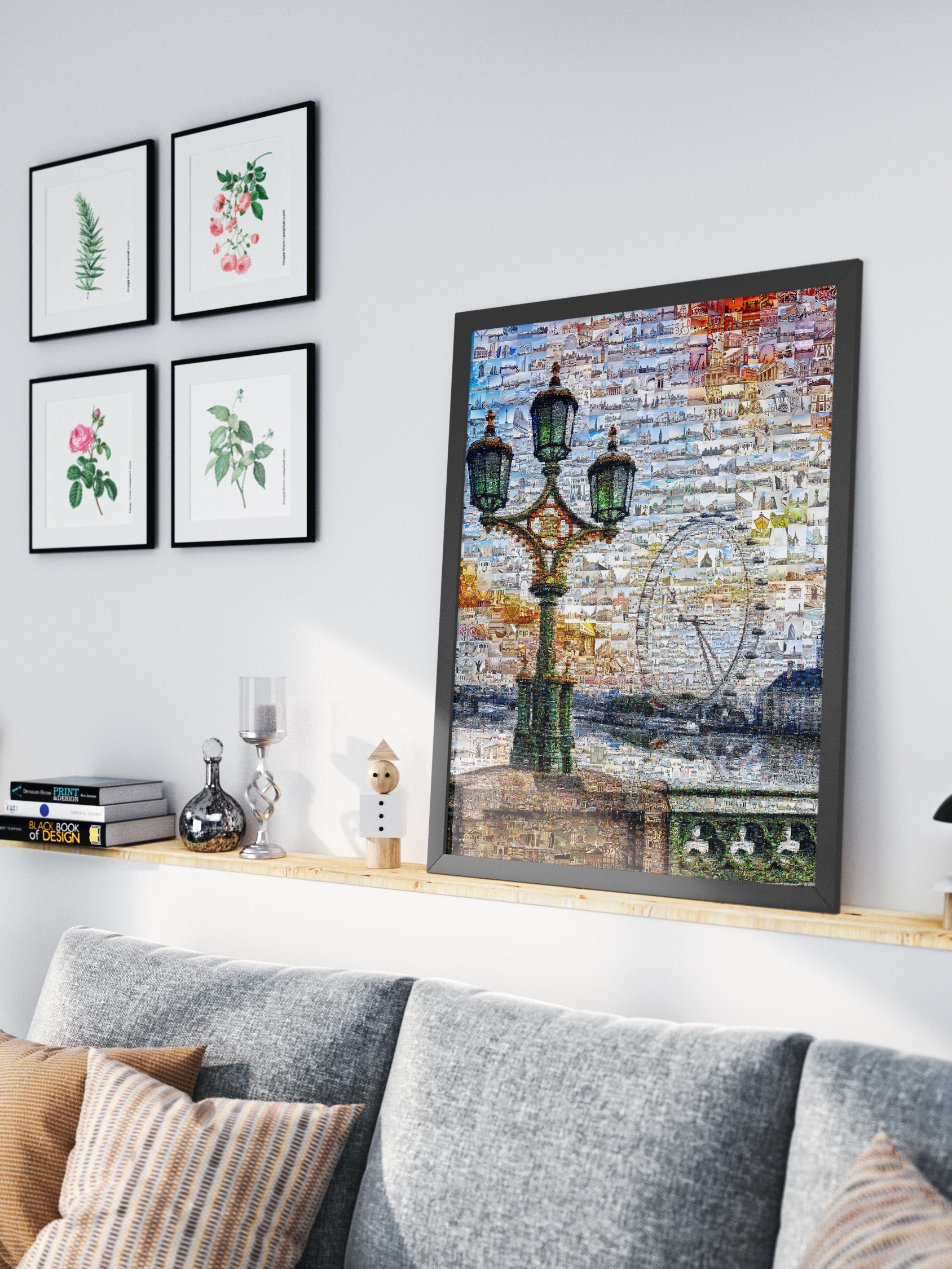 Stunning London Mosaic Artwork - Unique Wall Decor Featuring Iconic Landmarks and Scenes AtelierMosaics