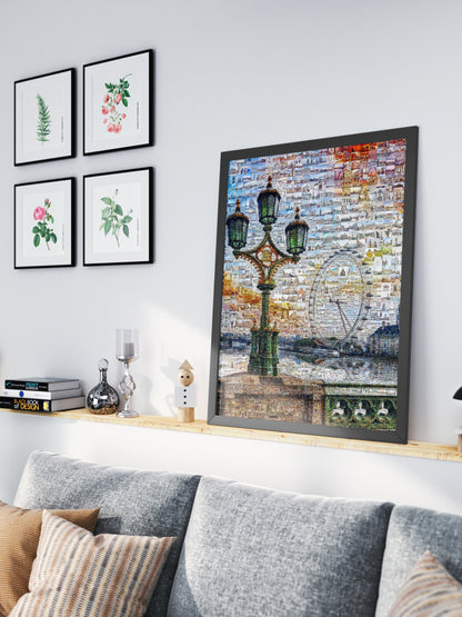Stunning London Mosaic Artwork - Unique Wall Decor Featuring Iconic Landmarks and Scenes AtelierMosaics