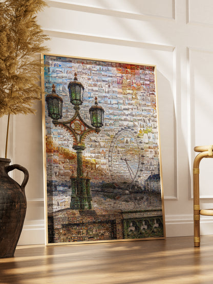 Stunning London Mosaic Artwork - Unique Wall Decor Featuring Iconic Landmarks and Scenes AtelierMosaics
