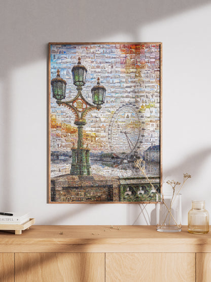 Stunning London Mosaic Artwork - Unique Wall Decor Featuring Iconic Landmarks and Scenes AtelierMosaics