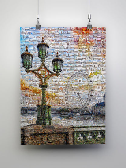 Stunning London Mosaic Artwork - Unique Wall Decor Featuring Iconic Landmarks and Scenes AtelierMosaics