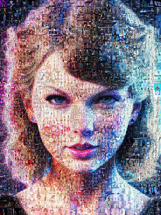 Stunning Taylor Swift Mosaic Artwork - Unique Gift for Music Lovers and Fans AtelierMosaics
