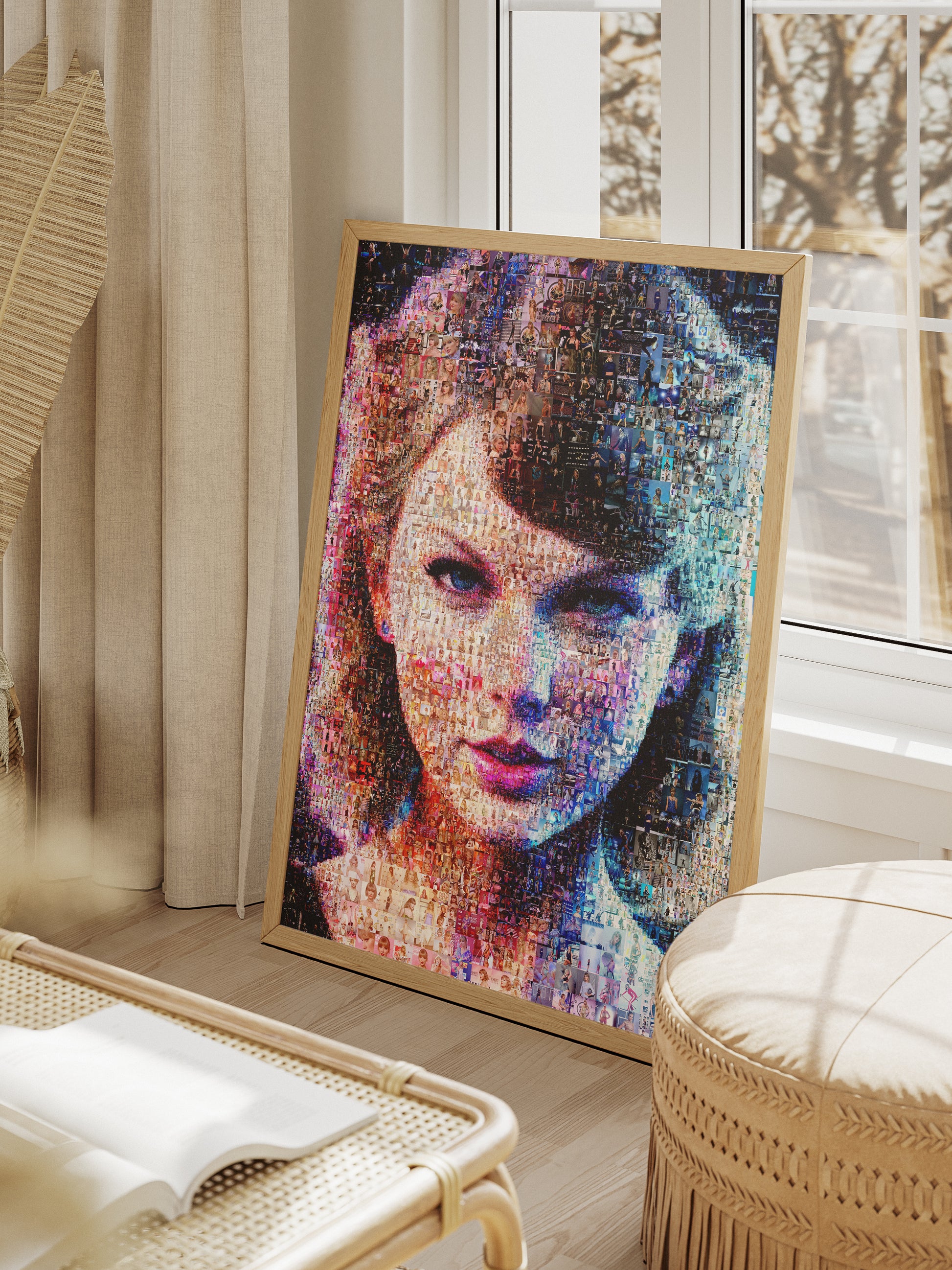 Stunning Taylor Swift Mosaic Artwork - Unique Gift for Music Lovers and Fans AtelierMosaics