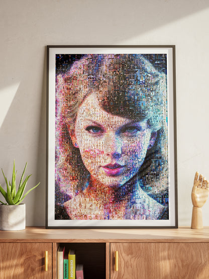 Stunning Taylor Swift Mosaic Artwork - Unique Gift for Music Lovers and Fans AtelierMosaics