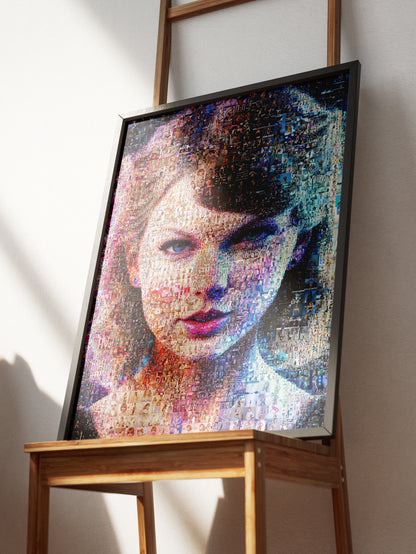 Stunning Taylor Swift Mosaic Artwork - Unique Gift for Music Lovers and Fans AtelierMosaics